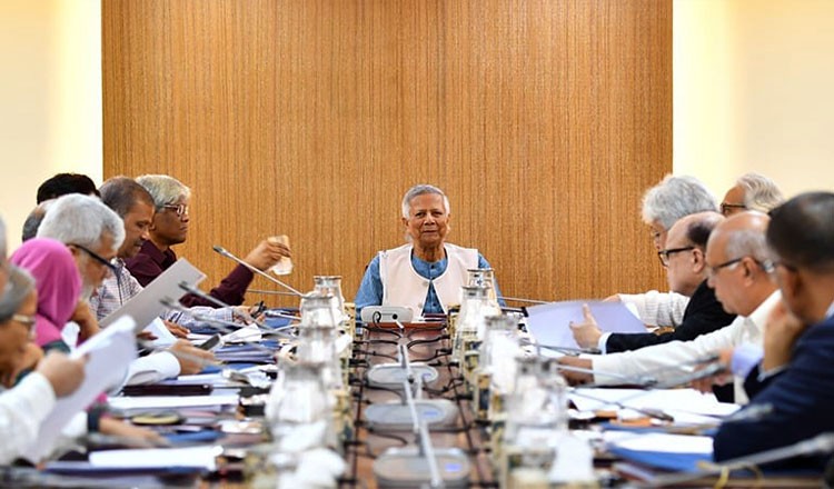 অধ্যাপক ড. মুহাম্মদ ইউনূসের সভাপতিত্বে উপদেষ্টা পরিষদের বৈঠক অনুষ্ঠিত