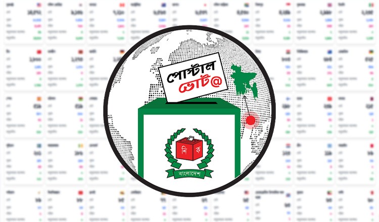 প্রবাসীদের পোস্টাল ব্যালট নিবন্ধন সংখ্যা পৌঁছাল ১ লাখ ৩০ হাজারে