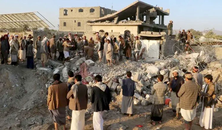 মার্কিন বিমান হামলায় ইয়েমেনে ১৬ হুথি সদস্য নিহত