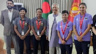 বাংলাদেশি চার নারী ক্রীড়াবিদের যোগদান কাতারে স্বাগত সংবর্ধনায়