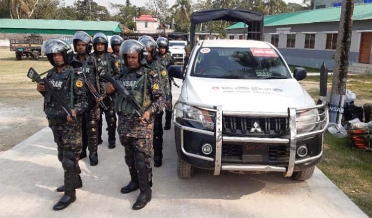 নির্বাচনের মাঠে ৮৫০০ ব্যাটালিয়ন আনসার মোতায়েন